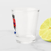 Verre A Shot Armoiries de Zadar (Croatie) (Droite)