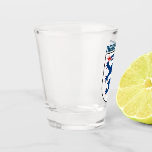Verre A Shot Armoiries d'Ingolstadt, Bavière - ALLEMAGNE frappé (Gauche)