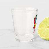 Verre A Shot Armoiries du Pérou (Gauche)