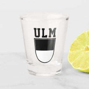 Verre A Shot Armoiries d'Ulm - ALLEMAGNE