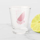 Verre A Shot Armoiries d'Utrecht - Pays-Bas (Dos)