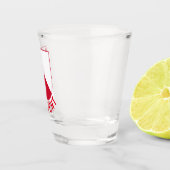 Verre A Shot Armoiries d'Utrecht - Pays-Bas (Droite)