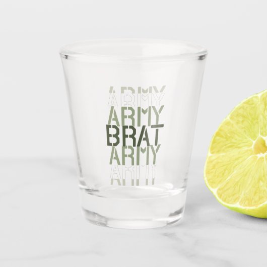 Verre A Shot Army Brat (Devant)