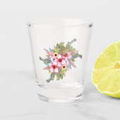 Verre A Shot Arrangement de fleurs (Devant)