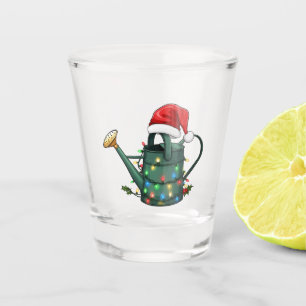 Verre A Shot Arrosoir Vintage Rempli de Noël Festif