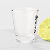 Verre A Shot art du mot vodka (Gauche)