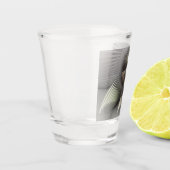 Verre A Shot Art fractal Abstrait moderne en 3D (Gauche)