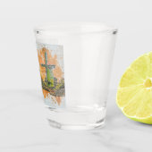 Verre A Shot Art numérique de moulins à vent (Droite)