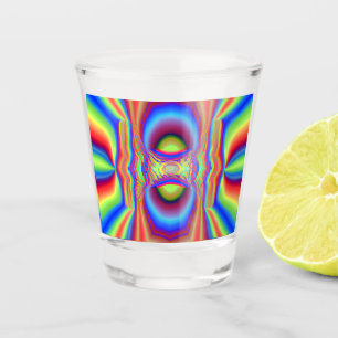 Verre A Shot Art numérique d'intersection dimensionnelle