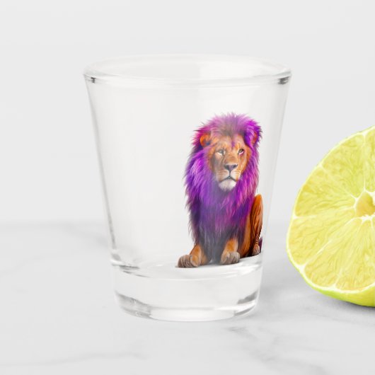 Verre A Shot Artsy Lion (Devant)
