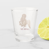 Verre A Shot Assis Sirène Beige (Dos)
