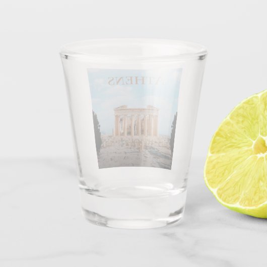 Verre A Shot Athènes Grèce (Dos)