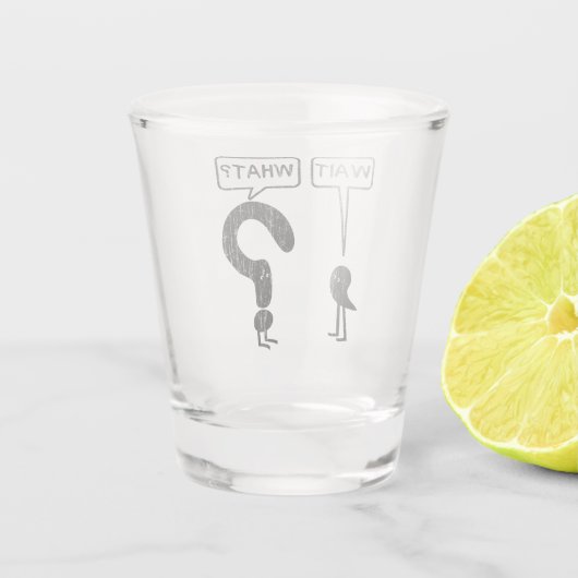 Verre A Shot Attente, ce qui ? (Dos)