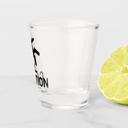 Verre A Shot Attention maladroite (Droite)