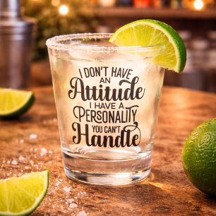 Verre A Shot Attitude Amusante avec une Personnalité que Vous n