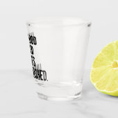 Verre A Shot "Aucun Bon Deed N'Est Impuni" (Droite)
