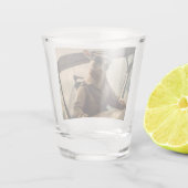 Verre A Shot Aussie Kangaroo Avion Pilote, (Dos)