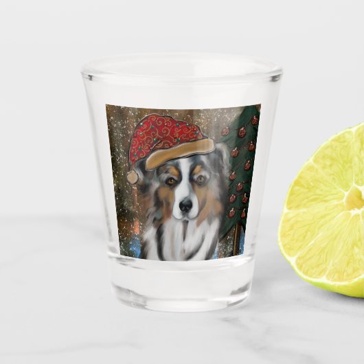 Verre A Shot Australian Shepherd (Devant)