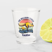 Australie Voyage Cute Kangaroo Sunset Custom
