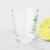 Verre A Shot Authentique Irlandais Pour L'Location Drôle (Gauche)