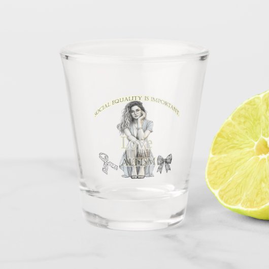 Verre A Shot Autism (Devant)