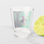 Verre A Shot Automne/automne/araignée/sorcière/halloween (Dos)