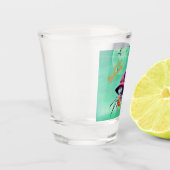 Verre A Shot Automne/automne/araignée/sorcière/halloween (Gauche)