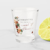 Verre A Shot Automne Boho | Serez-vous ma servante d'honneur ? (Devant)