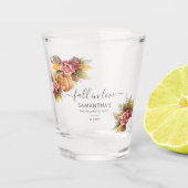 Verre A Shot Automne dans Love Bachelorette Party Custom (Devant)