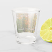 Verre A Shot Automne Maple Trees Automne Photographie de la nat (Dos)