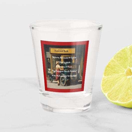 Verre A Shot Avant Bonnie & Clyde - Le Robinet Flapper Bank (Devant)