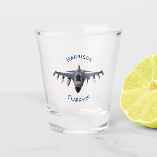 Verre A Shot Avion de chasse (Devant)