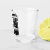 Verre A Shot Avion propulseur noir et blanc (Droite)