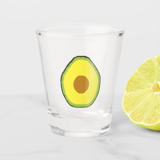 Verre A Shot Avocat (Devant)