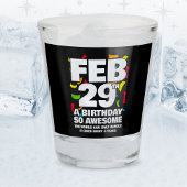 Verre A Shot Awesome Anniversaire 2024 Leap Day Leap Année 29 f
