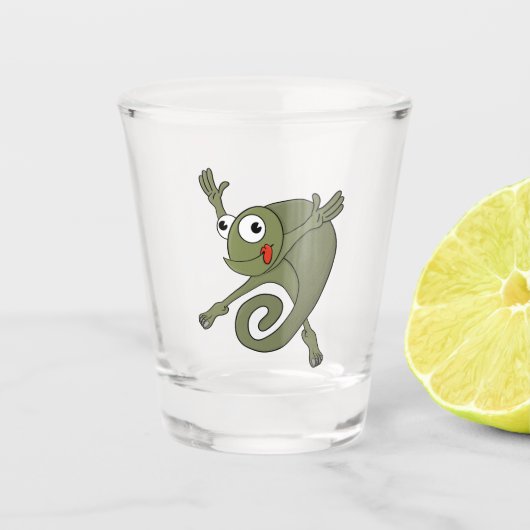 Verre A Shot Awesome Chameleon (Devant)