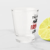 Verre A Shot Awesome pompier Funny pompier (Gauche)
