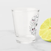 Verre A Shot Baby Ghosts Éffrayant mignon Halloween humeur (Gauche)