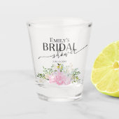 Verre A Shot Baby Shower de Fleur de Printemps de Mariée (Devant)