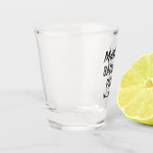 Verre A Shot Bachelor Party Favoriser la typographie moderne (Gauche)
