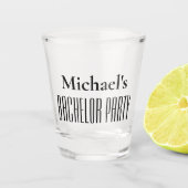 Verre A Shot Bachelor Party Wedding Favor Groom (Devant)