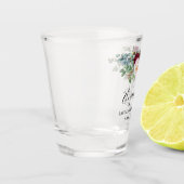 Verre A Shot Bachelorette Party Bourgogne Flore Vert (Gauche)