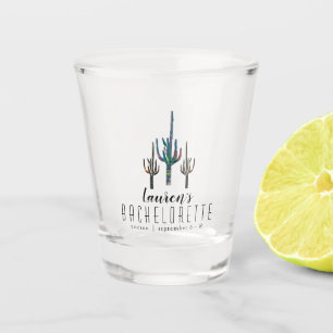 Verre A Shot Bachelorette personnalisée Saguaro Cactus