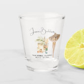 Verre A Shot Bachelorette Week-end Fête Favoriser Personnalisé (Devant)