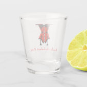 Verre A Shot Bachelortie à thème Lingerie (Dos)