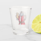 Verre A Shot Bad Père Noël, Rock, Bière et Cigar (Dos)