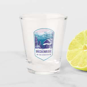 Verre A Shot Badge de ski Breckenridge Colorado