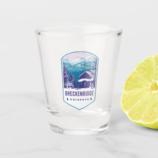 Verre A Shot Badge de ski Breckenridge Colorado