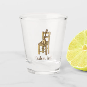 Verre A Shot Baglama sur la chaise