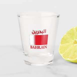Verre A Shot Bahrain Flag ا ل ح ر ب